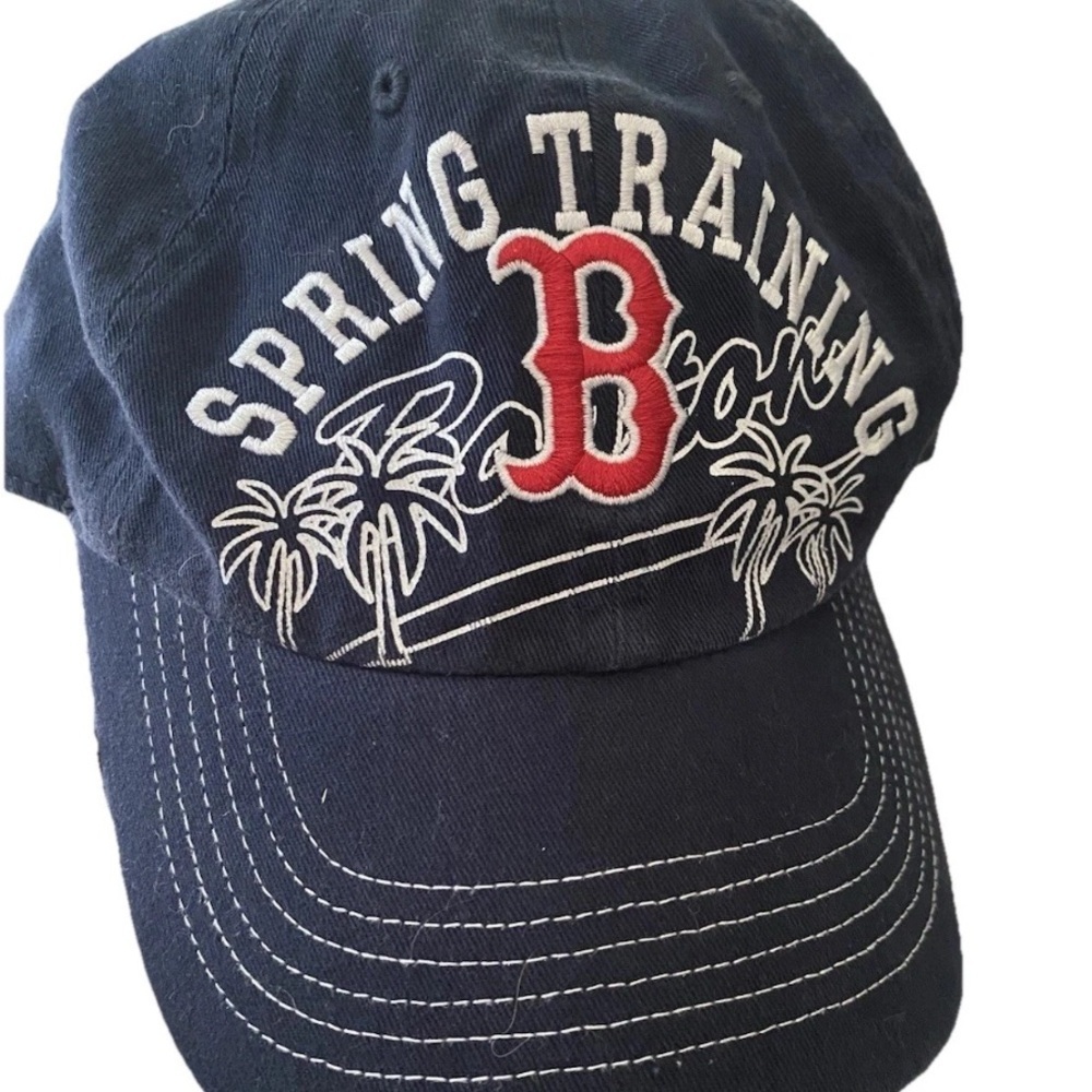 Boston Red Sox MLB Spring Training Ball Cap Navy Blue Embroidered Adjustable OS